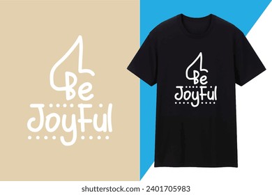 Be Joyful Christmas T shirtDesign