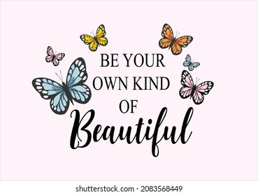 be kind of beautiful butterfly vector art design