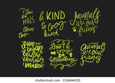 Be kind to every kind.  Vegan quotes for your design: posters, cards