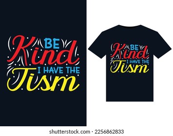 Sé amable de tener las ilustraciones del Tismo para el diseño de camisetas listas para imprimir