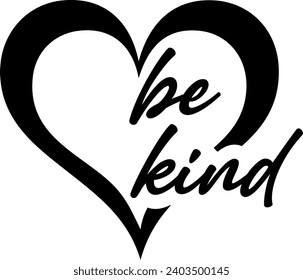 Be Kind Heart Digital EPs Vector graphics File