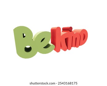 Be Kind logotipo símbolo é adequado para fazer em adesivos, papéis de parede e ilustrações.