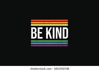 Be kind t shirt design, mug design, Be kind merchandise design