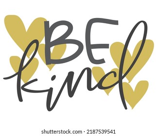 Be Kind Vector, Text Banner