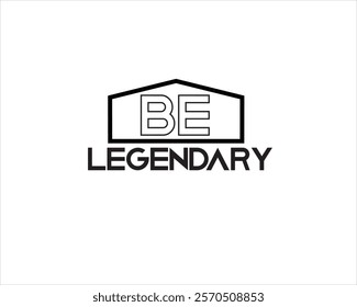 'BE LEGENDARY' LOGO , T SHIRT LOGO , CAP LOGO 