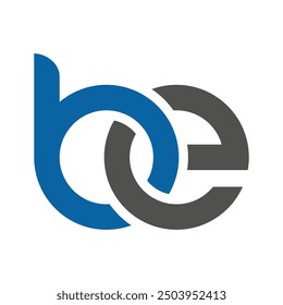 be letter link logo template