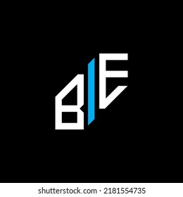 BE letter logo creative design with vector graphic