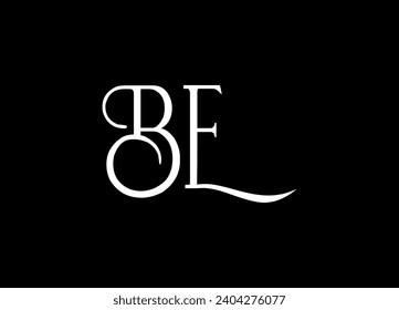 Logo-Design von BE und Logo-Design von Monogramm
