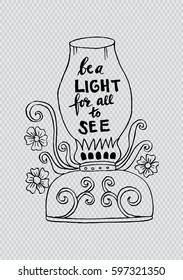  Be a light for all to see motivational quote