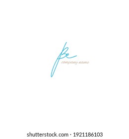 Logo mit Beauty-Monogramm und elegantem Logo-Design
