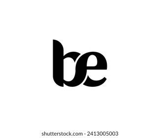 BE logo design vector template