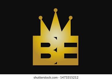 be logo with gold crown