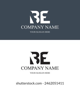 BE logo initial letter luxury royal logo. template symbol. modern golden luxury logo. abstract monogram vector letter mark brand fashion. icon  business monogram boutique font Clothing minimalist.