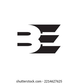 BE Logo. Letter Design Vector