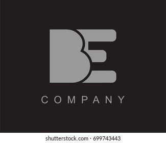 BE Logo. Letter design vector