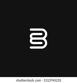 BE Logo monogram modern design template 