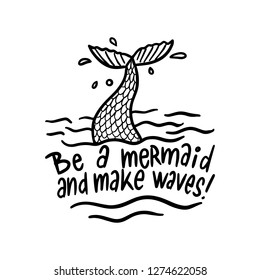 236 Be Mermaid Make Waves Images, Stock Photos & Vectors | Shutterstock