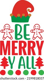 be merry yall vector file svg