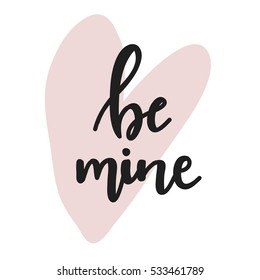 Be mine card