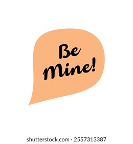 The "Be Mine Chat Vector" is a fun and modern design that combines the classic Valentine’s Day sentiment with a contemporary twist. 