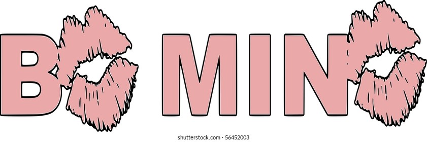 BE MINE with LIPS VALENTINE PINK