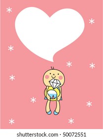be mine valentine tag