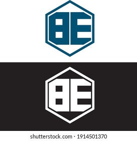 BE monogram lettre logo for you company