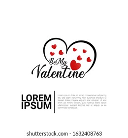 be my valentine background with white background