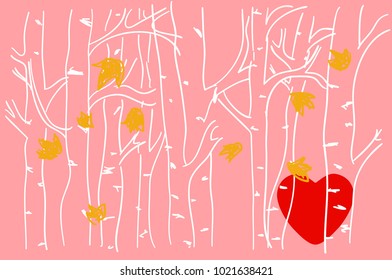 be my valentine, beautiful greeting card with love background