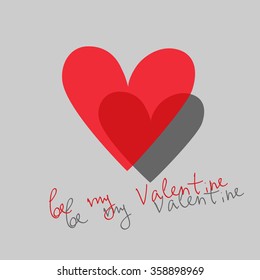 Be my Valentine card