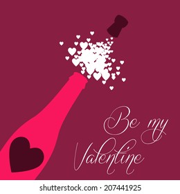 be my valentine champagne
