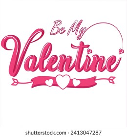 Sé mi San Valentín, Feliz Día de San Valentín, Saludo, Logo, Carta, Tarjeta, Nota, Fuente, Script