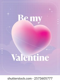 Be My Valentine: Heart Planet Poster