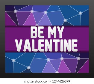 be my valentine label
