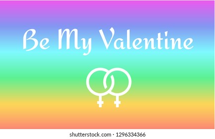 Be My Valentine Lesbian Background