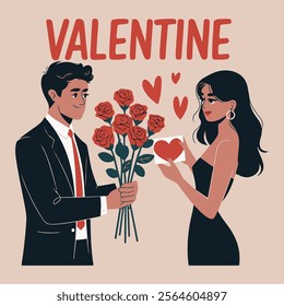 Be my Valentine vector design