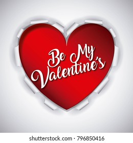 be my valentines card love greeting invitation