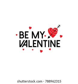 Be my velentine vector