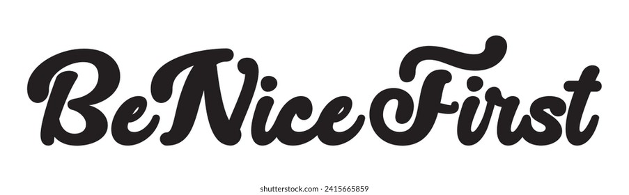 be nice first text on white background.