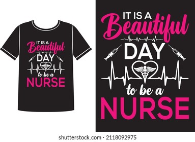 To be a nurse t-shirt design concept