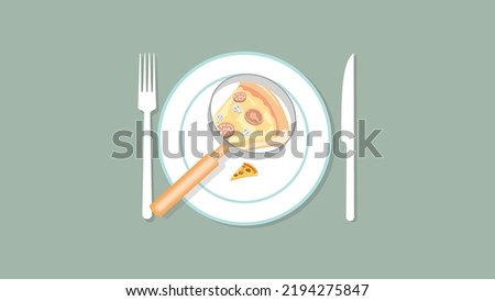 be on a diet. Or eat less. Or look for food
