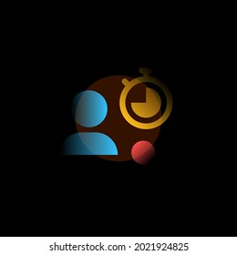 Be online. Vector icon in gradient style