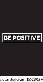 be postive qoutes motivation vector