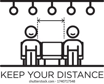 Be safe. Keep the distance when you are near to another one on the bus