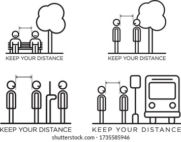 Be safe in the open spaces. Keep always the distance whit the other people.