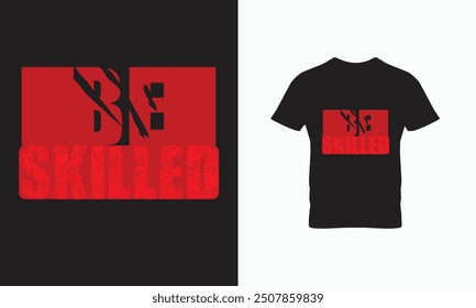 be skilled t-shirt design in illustrator 