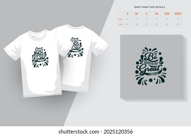 sea algo genial hoy en día, diseño de moda y camisetas elegantes. Diseño creativo y moderno de camisetas. tipografía, impresión, ilustración vectorial. Swatches globales.