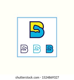 Be Strong, logo design inspiration for fitness