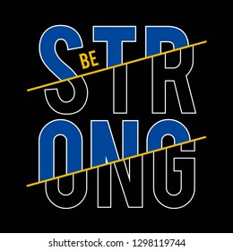 starke Typografie tee print design grafische Vektorgrafik - Vektorgrafik