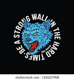 be a strong wall in the hard time, blue wolf , wolf night, wild, wild life, angry wolf, wolf 